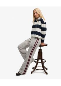 Superdry Damen Athletic Essentials Jogginghose mit Streifen und Schlag Grey - Gr&ouml;&szlig;e: 34 212353110027607Q028