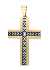 Adelia&acute;s Kreuzanh&auml;nger ADELIA&acute;S "Damen Anh&auml;nger &iquest; Kreuzanh&auml;nger aus Edelstahl mit Strass Steinchen", silber, Schmuckanh&auml;nger, Damen, Edelstahl, Kreuzanh&auml;nger