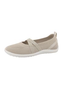 Sneaker Ballerinas Kappa "LINN", Herren, Gr. 40, beige, Synthetik, Schuhe Sneaker Ballerinas, Sommerschuhe, Freizeitschuh, Halbschuh, Slipper