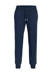 Jack & Jones PlusSize Sweathose "JPSTGORDON COLLEGE SWEAT PANTS PLS", Herren, Gr. 46 (6XL), N-Gr, navy blazer, angeraute Sweatware, Obermaterial: 80% Baumwolle, 20% Polyester, JACK & JONES PLUSSIZE, unifarben, relaxed fit kn&ouml;chellang, Hosen Sweathose