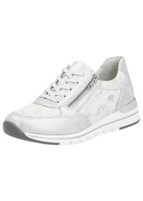 Keilsneaker Remonte, Damen, Gr. 41, silber (silberfarben, ice), Lederimitat, Textil, Schuhe Keilsneaker, mit seitlichem Rei&szlig;verschluss, Freizeitschuh, Halbschuh, Schn&uuml;rschuh, Topseller