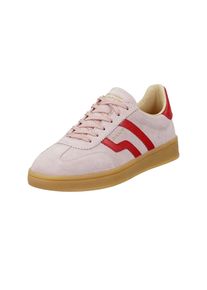 Sneaker Gant "Cuzima", Damen, Gr. 37, rose, summer rot, Leder, Veloursleder, Schuhe Sneaker, Retro Sneaker, Schn&uuml;rschuh mit Lederinnensohle