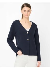 Brax Damen Strickjacke Style AMANDA navy, dunkelblau, Gr. 38