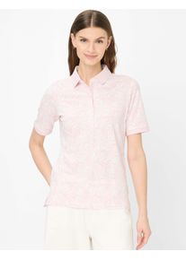 Brax Damen Polo Style CLEO S dark dusty rose, Rosa, Gr. 34