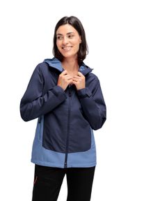 Maier Sports sheego Gro&szlig;e Gr&ouml;&szlig;en Regenjacke, night sky/sa, Gr&ouml;&szlig;e 46 - Damen