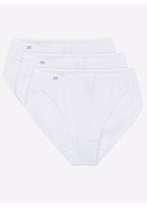 Sloggi sheego Gro&szlig;e Gr&ouml;&szlig;en Jazzpants mit flachen N&auml;hten, wei&szlig;, Gr&ouml;&szlig;e 46 - Damen