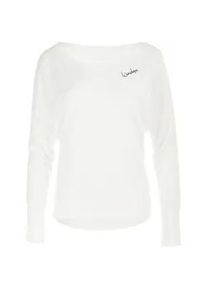 Langarmshirt WINSHAPE "MCS002", Damen, Gr. XS, wei&szlig; (vanilla, wei&szlig;), 50% Modal, 50% Baumwolle, U-Boot-Ausschnitt, Shirts Langarmshirt, Ultra leicht