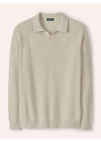 Walbusch Gerippter Polopullover