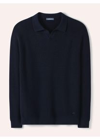 Walbusch Gerippter Polopullover