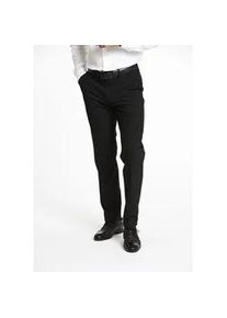Anzughose LINDBERGH "LINDBERGH Anzughose", Herren, Gr. 56, schwarz, Obermaterial: 58% Wolle, 38% Polyamid, 4% Elasthan, Hosen Anzughose