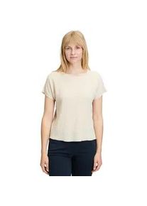 Kurzarmshirt Betty Barclay "Damen mit U-Boot-Ausschnitt", Damen, Gr. 36, beige, Obermaterial: 97% Polyester, 3% Elasthan, loose fit normal, Rundhals, Shirts
