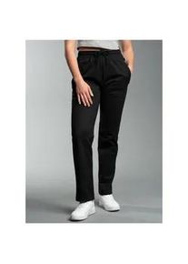 Sweathose TRIGEMA "TRIGEMA Freizeithose aus Sweat-Qualit&auml;t", Damen, Gr. XS, US-Gr&ouml;&szlig;en, schwarz, 70% Baumwolle, 30% Polyester, Hosen Sweathose