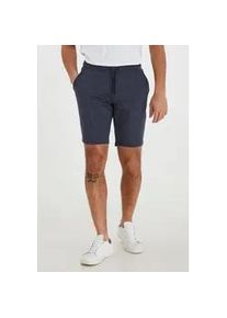 Sweatshorts Blend "BHArgus", Herren, Gr. M, US-Gr&ouml;&szlig;en, marineblaus, 60% Polyester, 38% Viskose, 2% Elasthan, kariert, regular fit kurz, Hosen Sweatshorts, Stoff Shorts mit elastischem Bund und Karo-Muster