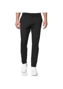 Anzughose INDICODE "INRoedekro", Herren, Gr. 32, L&auml;nge 32, schwarz, Web, Obermaterial: 65% Polyester, 35% Baumwolle, unifarben, slim fit kn&ouml;chellang, Hosen Anzughose, gepflegter Look mit gerade geschnittener Beinform