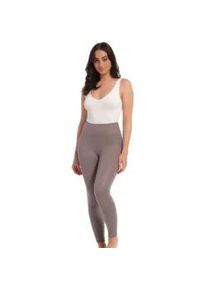 Leggings MAGIC BODYFASHION "Leather Look Legging", Damen, Gr. XXL, N-Gr, braun (espresso), Obermaterial: 62% Polyamid, 38% Elasthan. Futter: 54% Polyamid, 46% Elasthan, schmal lang, Hosen Leggings, hoch tailliertes Design, keine vordere Mittelnaht