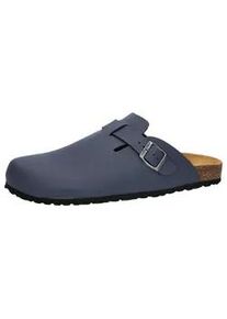 Clog Lico "Pantolette Bioline Clog Soft", Herren, Gr. 43, blau, Synthetik, Schuhe Clog