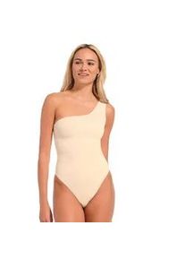 Shaping-Body MAGIC BODYFASHION "Dream One Shoulder Body", Damen, Gr. M, N-Gr, braun (latte), Obermaterial: 83% Polyamid, 17% Elasthan, unifarben, Bodys, mit asymetrischen Tr&auml;gern