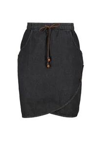 alife and kickin Sommerrock ALIFE & KICKIN "Damen LucyAK DNM A", Damen, Gr. S, schwarz (schwarz denim), 95% Baumwolle, 5% Elasthan, R&ouml;cke