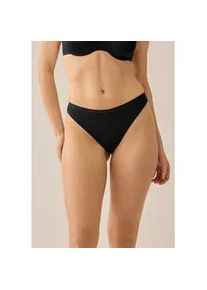 Stringtanga Naturana "The Thursday", Damen, Gr. 40, 1 Stk., schwarz, Obermaterial: 76% Polyamid, 24% Elasthan, unifarben, Unterhosen, feminin, elastisch, bequem, eng, weich