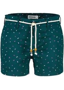 alife and kickin Shorts ALIFE & KICKIN "Damen JuleAK B", Damen, Gr. S, Normalgr&ouml;&szlig;en, gr&uuml;n (tidal teal), 98% Baumwolle, 2% Elasthan, Hosen Shorts