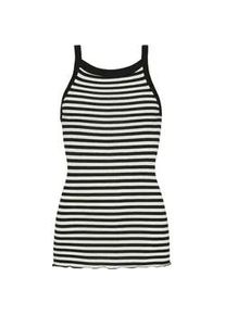 Funktionstop SEAMLESS BASIC "Seamless Basic Top Silky Daze", Damen, Gr. L/XL, schwarz, off, wei&szlig;, Obermaterial: 100% Seide, Tops