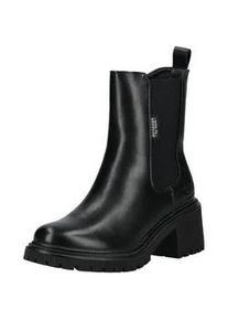 Stiefelette Dockers BY GERLI "Dockers by Gerli Stiefelette Lederimitat", Damen, Gr. 41, schwarz, Lederimitat, Schuhe Stiefelette