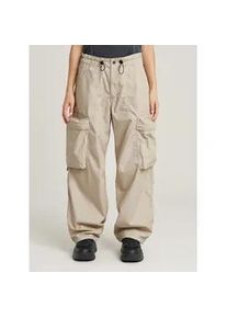 G-Star Raw Cargohose G-STAR "Balloon Cargo High Waist Hose", Damen, Gr. 32, L&auml;nge 30, dk brick, Obermaterial: 100% Baumwolle, Hosen Cargohose