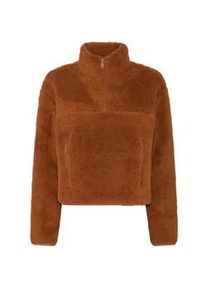 Fleecejacke "Girlfriend Collective fleece jacket Recycled", Damen, Gr. L, mocha bisque, Obermaterial: 100% Polyester, Girlfriend Collective, Jacken Fleecejacke