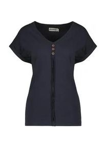 alife and kickin Rundhalsshirt ALIFE & KICKIN "Damen AnaisAK A", Damen, Gr. S, blau (marine), 100% Baumwolle, Shirts Rundhalsshirt