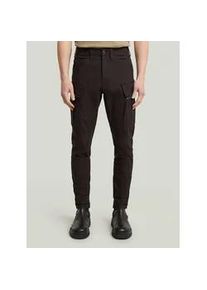 G-Star Raw Cargohose G-STAR "Zip Pocket 3D Skinny Cargohose 2.0", Herren, Gr. 28, L&auml;nge 30, dk schwarz, Obermaterial: 50% Baumwolle, 48% Baumwolle, 2% Elasthan, Hosen Cargohose