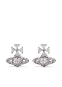 Vivienne Westwood Ohrringe - Platinum Orb Motif Earrings - Gr. unisize - in Mehrfarbig - f&uuml;r Damen