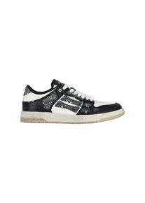 Amiri Low-Top Sneaker - Low-Top White Leather Sneakers With Contrast Detai - Gr. 44 (EU) - in Schwarz - f&uuml;r Damen