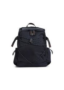 Prada Rucks&auml;cke - Spacious Black Polyamide Backpack With Bungee Cord - Gr. unisize - in Schwarz - f&uuml;r Damen
