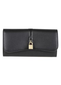 Stella McCartney Portemonnaie - Textured Polyamide Wallet With Gold-Tone Hardware - Gr. unisize - in Grau - f&uuml;r Damen