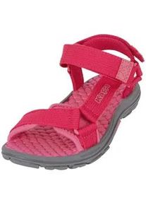 Sandale Kappa, Kinder, Gr. 29, pink (pink, ros&eacute;), Textil, mehrfarbig, Schuhe Sandale, zwei Klettverschl&uuml;sse f&uuml;r optimale Weitenregulierung