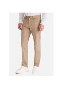 5-Pocket-Hose Stooker Men "Men Frisco Colour Straight Fit Men", Herren, Gr. 38, L&auml;nge 30, greige, Twill, 84% Baumwolle, 14% Polyester, 2% Elasthan, gerade lang, Hosen 5-Pocket-Hose, Straight Fit Casual Clean Wash Twill Coloured Comfort Flex f&uuml;r Herren