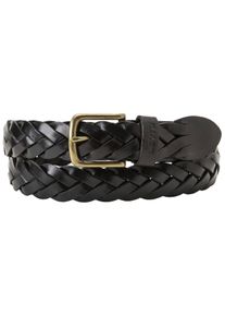 Levi's Lederg&uuml;rtel LEVI'S "LEATHER BRAID", Damen, Gr. 95, schwarz, Rindsleder, Flechtoptik, G&uuml;rtel Lederg&uuml;rtel, Unisex