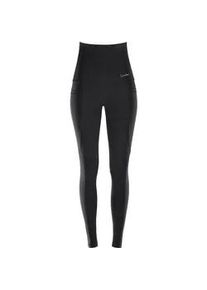 Leggings WINSHAPE "Functional Power Shape Tights HWL114", Damen, Gr. XS, Normalgr&ouml;&szlig;en, schwarz, 80% Polyester, 20% Elasthan, Hosen Leggings, High Waist mit praktischen Taschen
