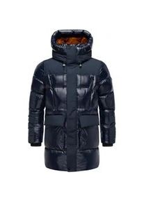 Kurzmantel STONE HARBOUR "Nelioon XX", Herren, Gr. XXXL (58), navy, Obermaterial 1: 100% Polyester; Obermaterial 2: 100% Nylon; Innenfutter: 100% Polyester; Wattierung: 100% Polyester; &Auml;rmelfutter: 100% Polyester, gerade ca. Mitte Oberschenkel, hoch geschlossener Ausschnitt, eng Rippstrickb&uuml;ndchen, M&auml;ntel Kurzmantel, Gesteppter Wintermantel mit Kapuze