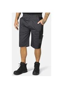 Arbeitsshorts HERO by John Medoox "TACOMA Workwear Arbeits-Cargoshorts", Herren, Gr. 52, grau (anthra, schwarz), Sweatware, 65% Polyester, 35% Baumwolle, gerade kurz, Hosen, Arbeits-Cargoshorts Funktionsqualit&auml;tf&uuml;r Herren