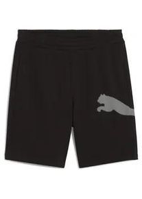 Trainingsshorts Puma "Train All Day Big Logo Gestrickte Shorts Herren", Damen, Gr. M, Normalgr&ouml;&szlig;en, schwarz, Obermaterial: 70% Baumwolle, 30% Polyester; Taschenfutter: 100% Baumwolle, regular fit, Hosen