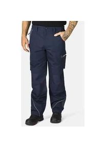 Arbeitshose HERO by John Medoox "GLENN Pro Workwear Arbeits-Cargohose", Herren, Gr. 52, L&auml;nge 32, blau (marine), Sweatware, 65% Polyester, 35% Baumwolle, gerade lang, Hosen Arbeitshose, Arbeits-Cargohose Funktionsqualit&auml;tf&uuml;r Herren