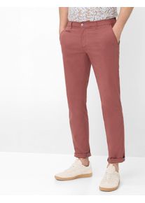 Brax Herren Chino Style FABIO IN SMOKE VELVET, hellrot, Gr. 31/30
