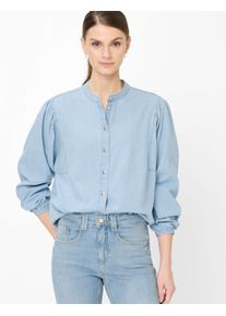 Brax Damen Bluse Style VALERIA dark vintage blue, denim hellblau, Gr. 36