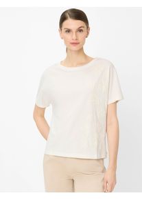 Brax Damen Shirt Style CAELEN S soft ecru, cremewei&szlig;, Gr. 34