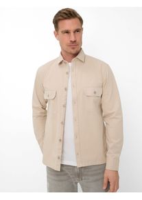 Brax Herren Overshirt Style KAY beach, Beige, Gr. L