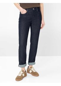 Brax Damen Five-Pocket-Hose Style CAROLA, denim dunkelblau, Gr. 34