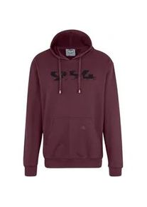 Kapuzensweatshirt Ahorn Sportswear "964_BLACK", Herren, Gr. 3XL, rot (weinrot), 100% Baumwolle, bedruckt, normal, ohne Ausschnitt, Sweatshirts, mit modischem Print