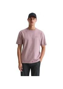 Marc O'Polo T-Shirt MARC O'POLO "aus schwerem Bio-Baumwoll-Jersey", Damen, Gr. S, violet mauve, Obermaterial: 100% Baumwolle, unifarben, Basic, relaxed fit, Rundhals, Shirts T-Shirt