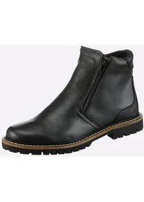Stiefelette Heine, Damen, Gr. 39, schwarz, Glattleder, Leder, Rindsleder, Schuhe Stiefelette